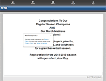 Tablet Screenshot of mcleanbasketball.com
